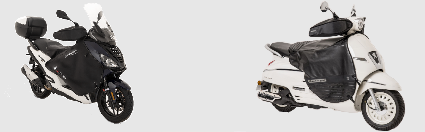 Peugeot Pulsion scooter with accessories